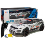 Závodné auto 1:10 RC - biele Závodné auto 1:10 RC - biele